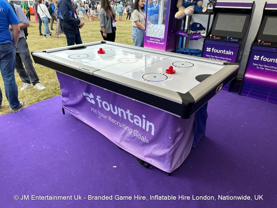 Air Hockey Table Hire Interactive Games Hire JM Entertainment Uk