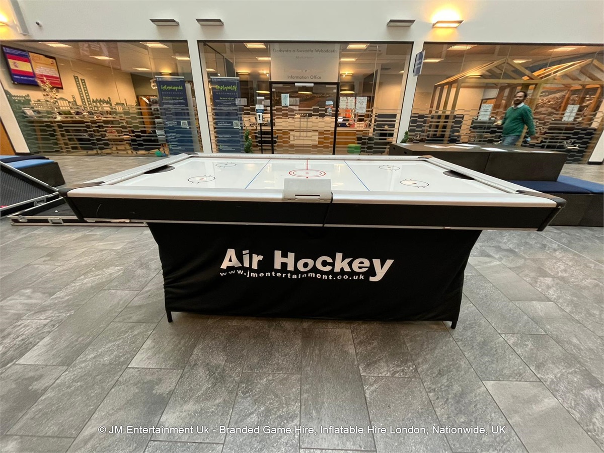 Air Hockey Table Hire LED Air Hockey Table Branding Available