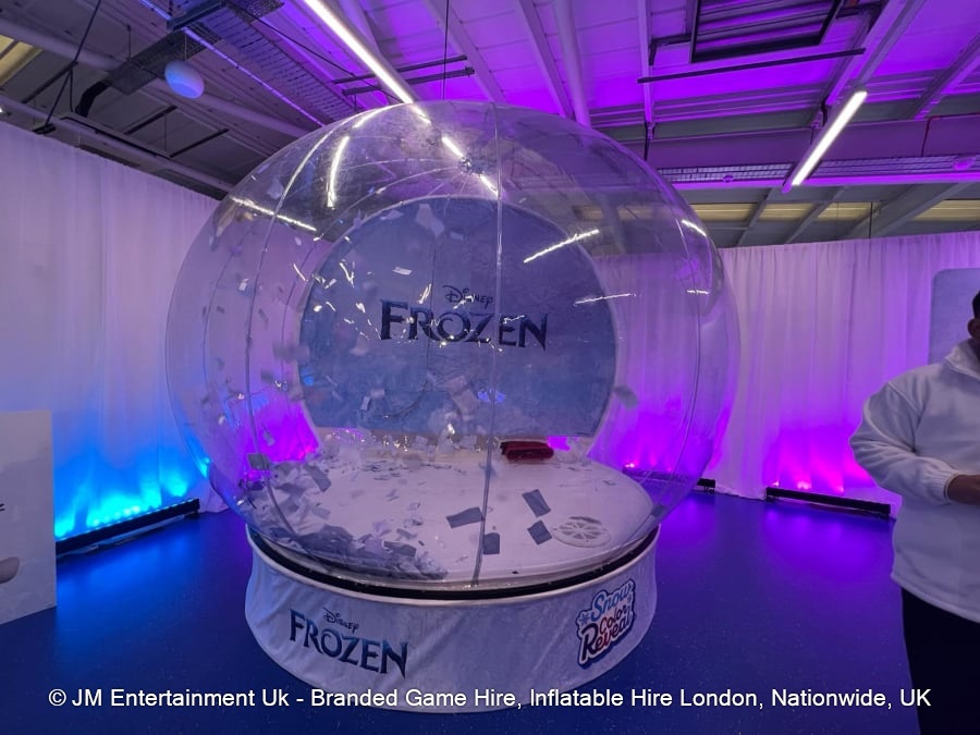 Inflatable Snow Globe Hire Christmas JM Entertainment