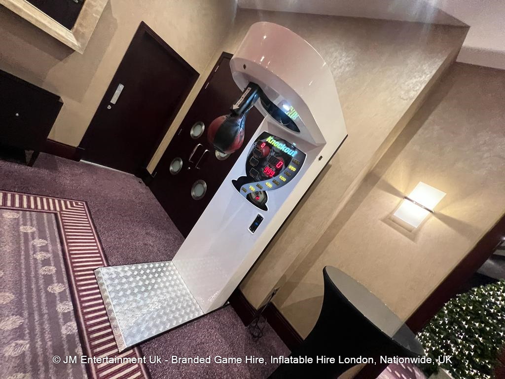 Boxing Machine Hire Bespoke Branding Options JM Entertainment Uk