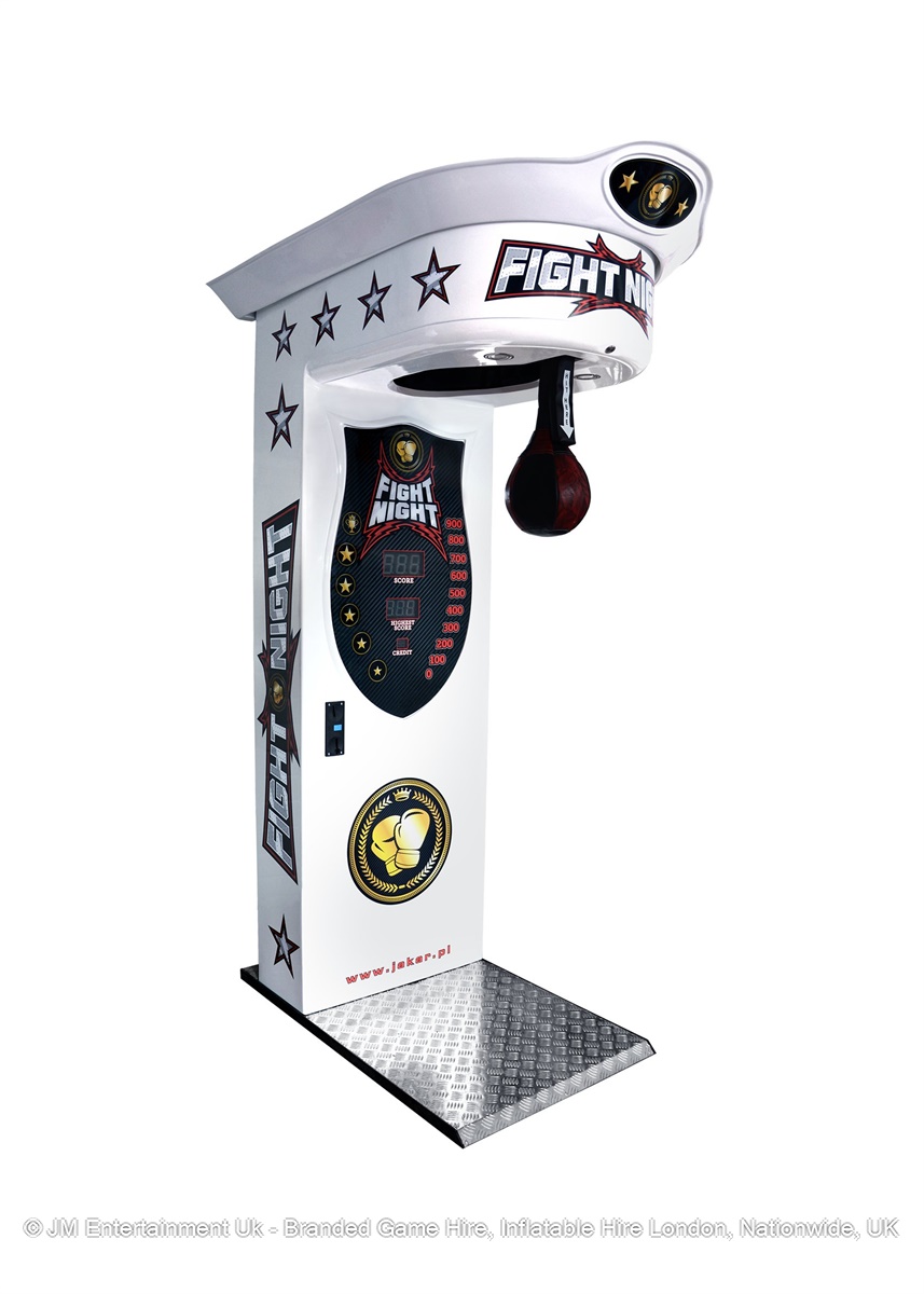Boxing Machine Hire Bespoke Branding Options JM Entertainment Uk