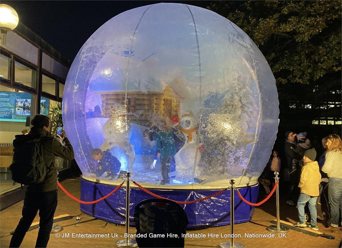 Giant Snow Globe Hire JM Entertainment