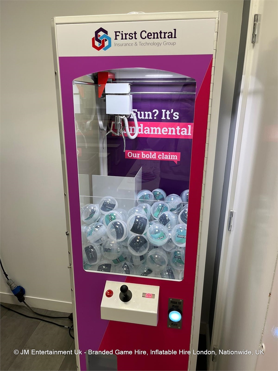 Prize Crane Grabber Hire | Claw Machine Hire | JM Entertainment UK