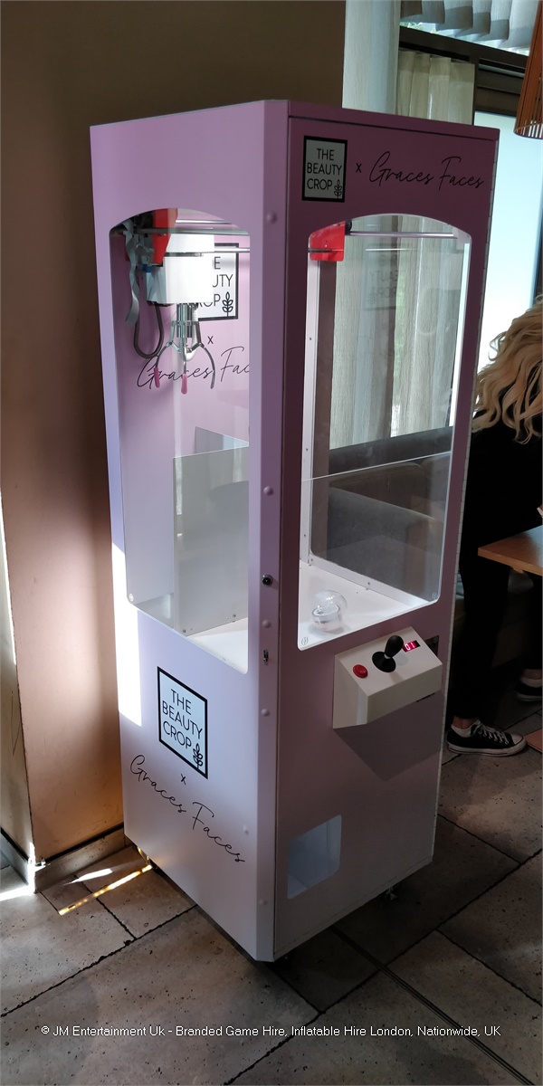 Prize Crane Grabber Hire | Claw Machine Hire | JM Entertainment UK