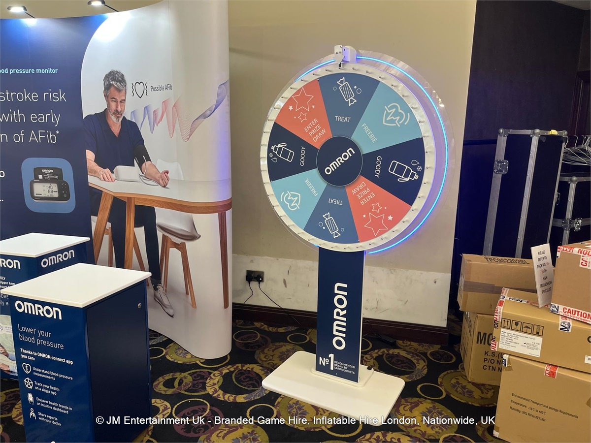 Custom Branded Spin the Wheel Hire - 80cm Wheel Face (INC - Neon ...