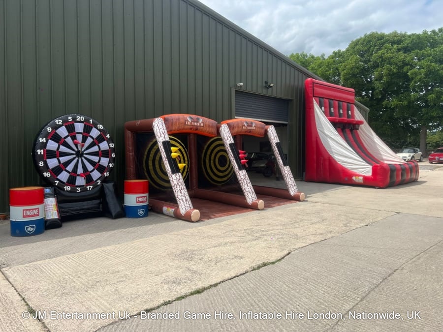 Inflatable Axe Throwing Hire | Cardiff | Swansea | London | UK