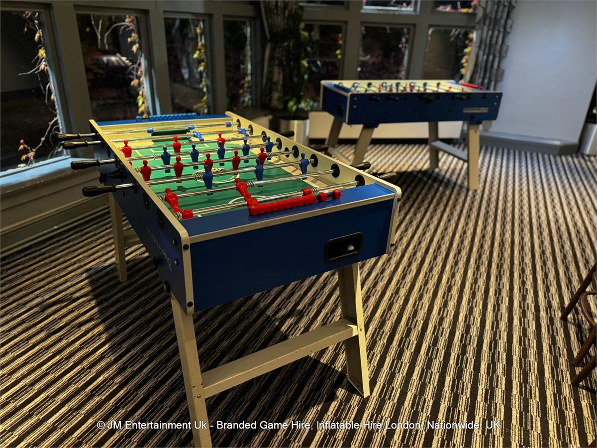 LED Football Table Hire | Light-up Fooseball | UK Event Rental