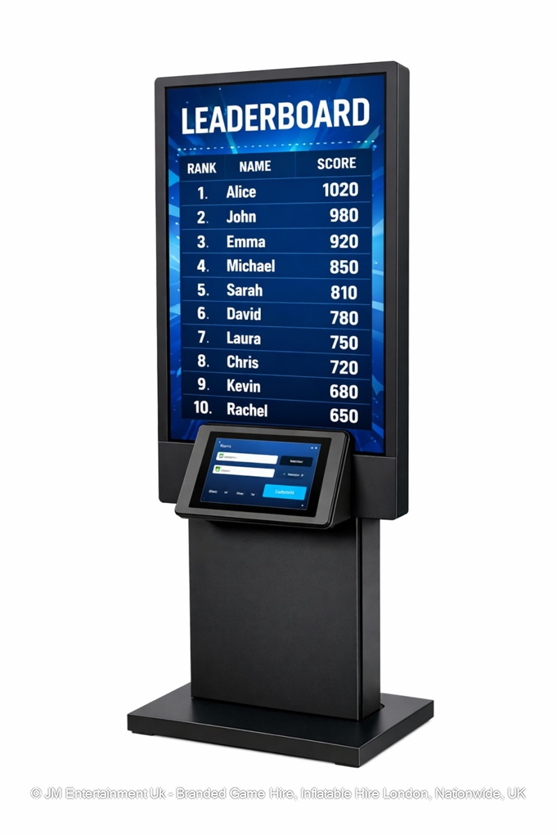 Digital Leader Board Hire | Event Entertainment UK-Wide | Party Rental