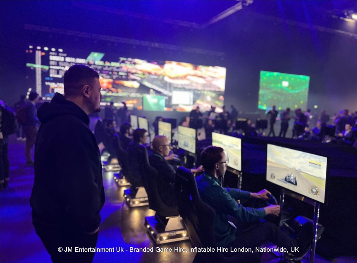 Racing Simulator Hire with JM Entertainment at ExCel London ...