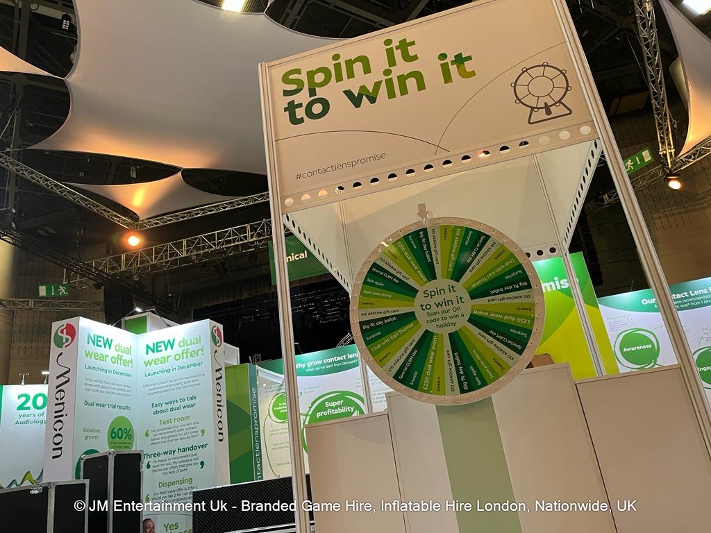 Spin the wheel Hire 80cm Wheel Face Inflatable & Exhibition Game Hire Experts in Swansea