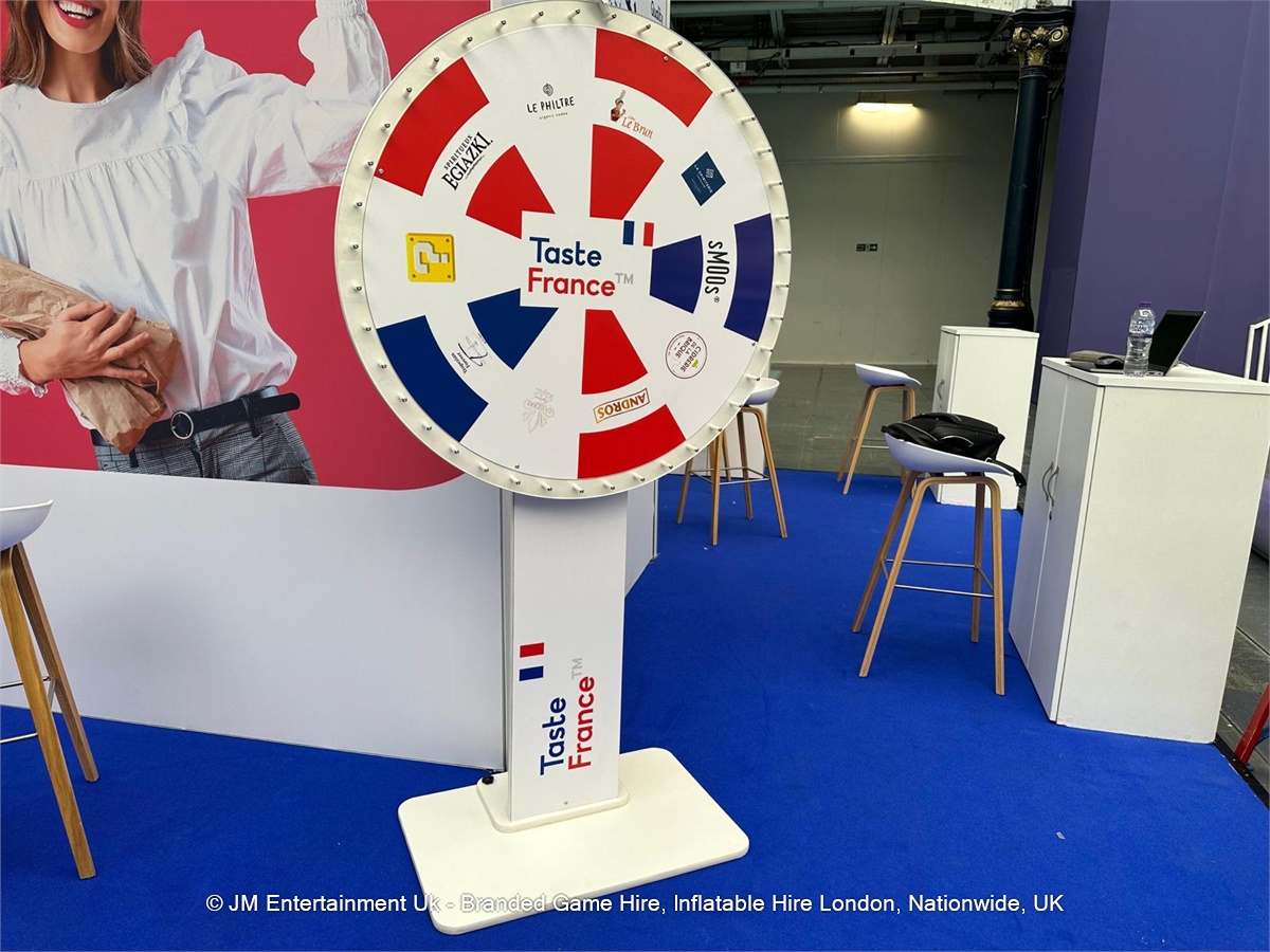 Spin the wheel Hire - 80cm Wheel Face - Exhibition Games & Inflatable ...