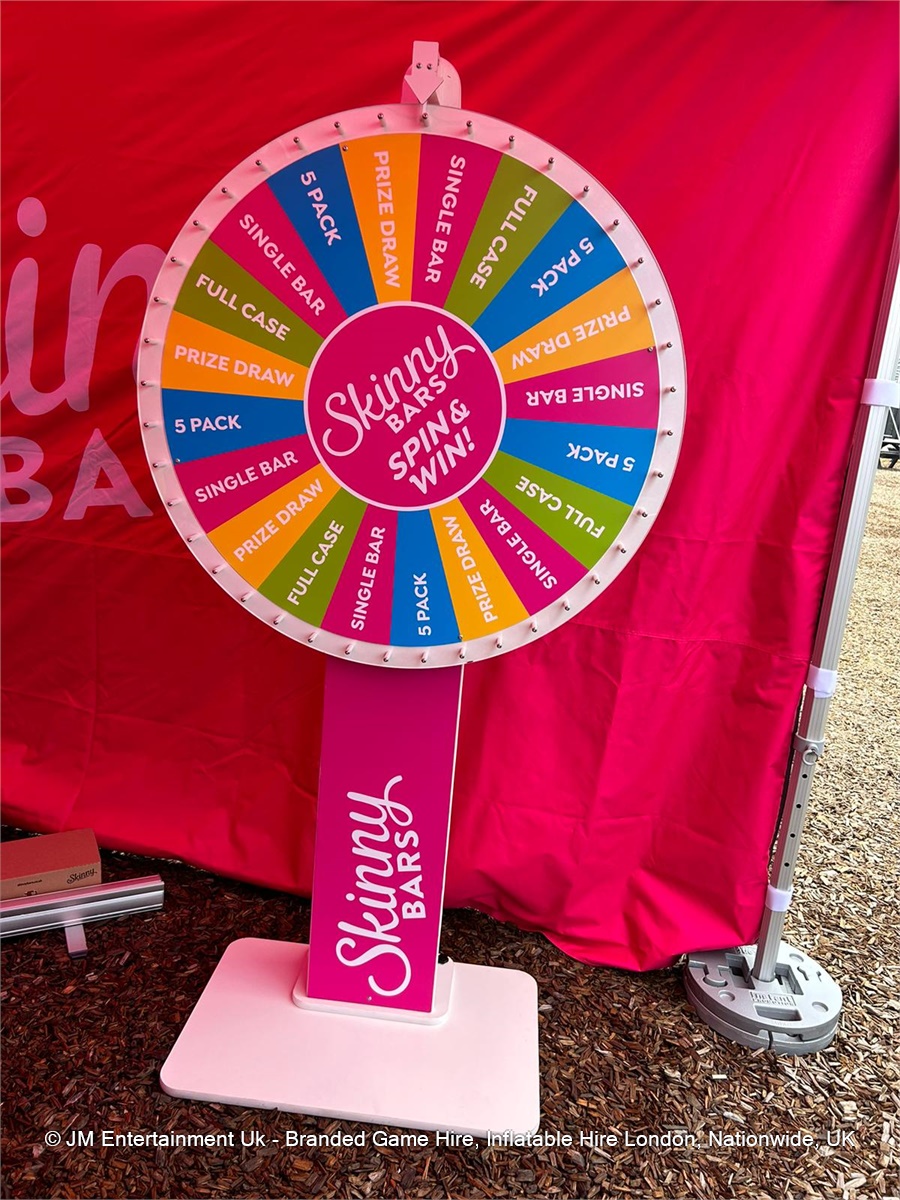 Spin the wheel Hire - 80cm Wheel Face - Exhibition Games & Inflatable ...