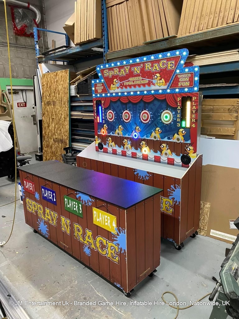 Spray N' Race Best Inflatable & Exhibition Game Hire Experts service