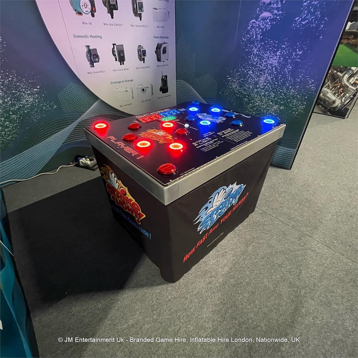 Strike A light Game Hire Two Player Light Reaction Game