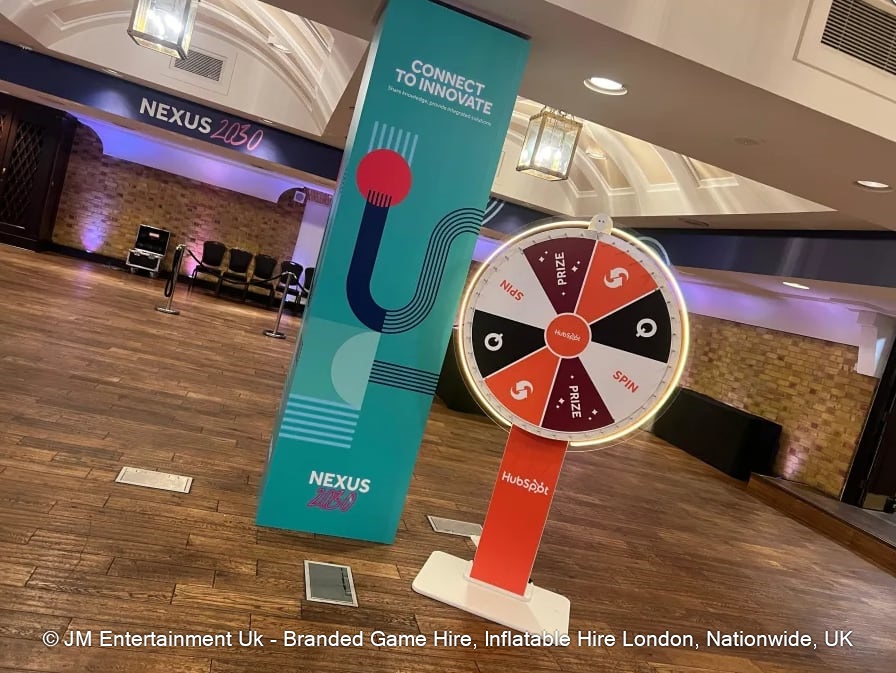 Custom Prize Wheels | Bespoke Exhibition Game Manufacturing