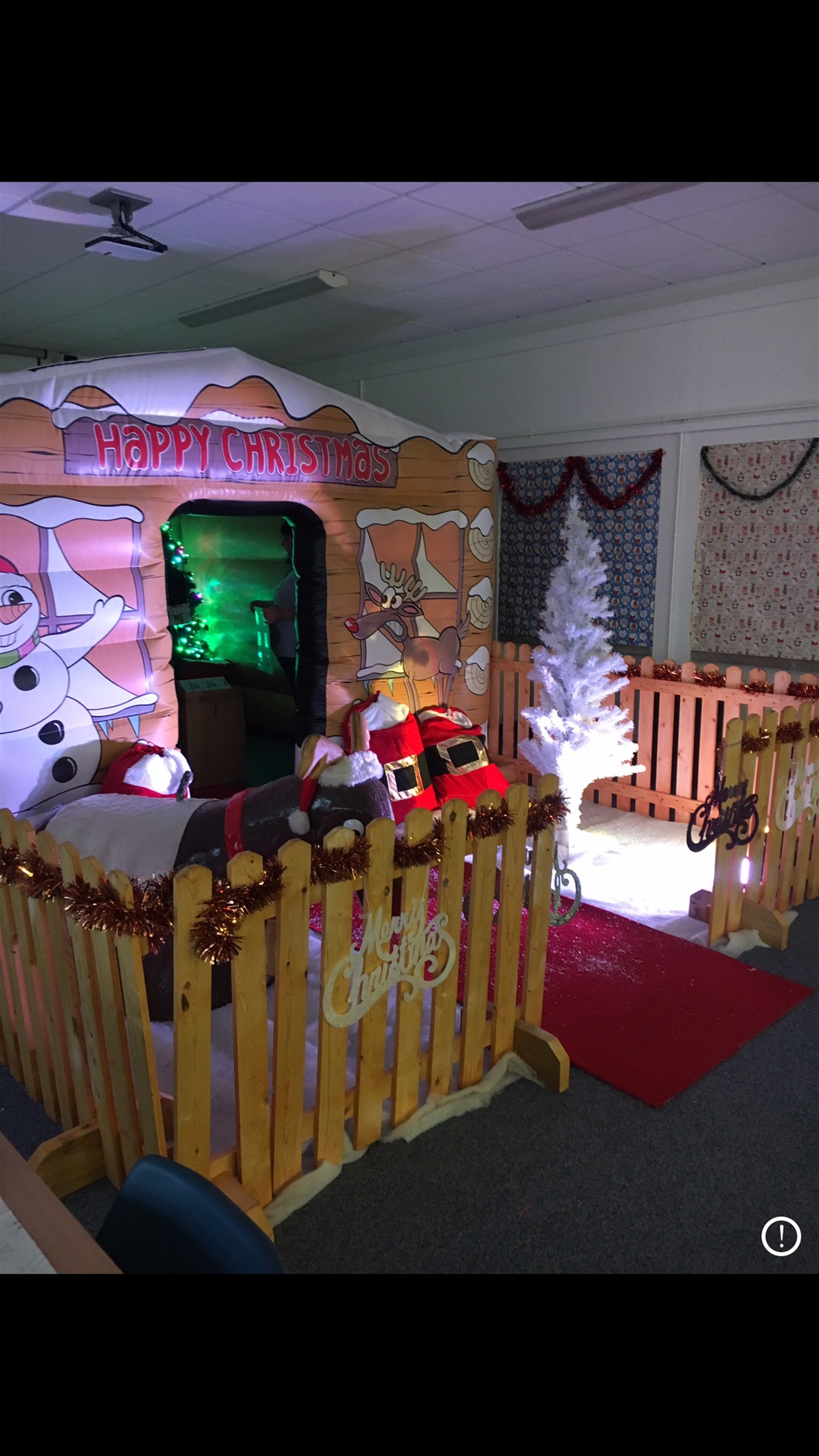 Christmas Santa Grotto Hire Swansea Inflatable & Exhibition Game Hire