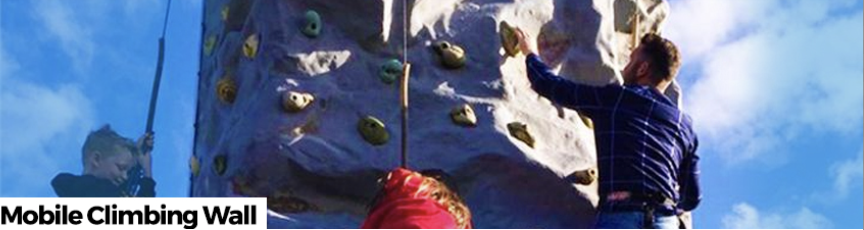 mobile climbing wall hire Oxfrod